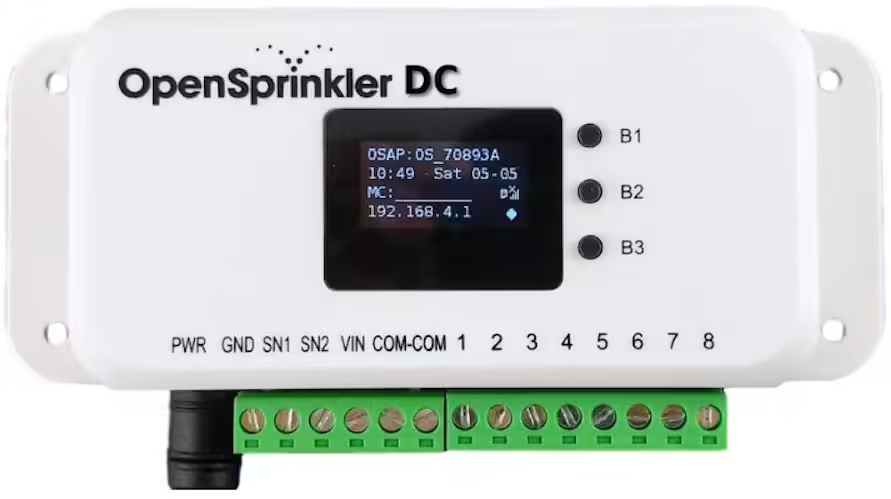 OpenSprinkler smart irrigation controller for South African gardens